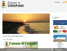 Tablet Screenshot of comune.cropani.cz.it